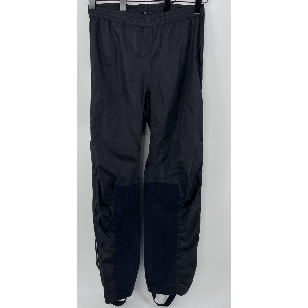Harley Davidson Pants Mens Small Black Motorcycle Rain Stirrup Nylon Riding